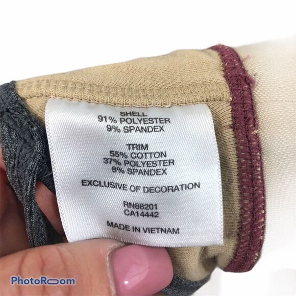 Mondetta Grey sports Bra With Elastic Band Small - Picture 6 of 8